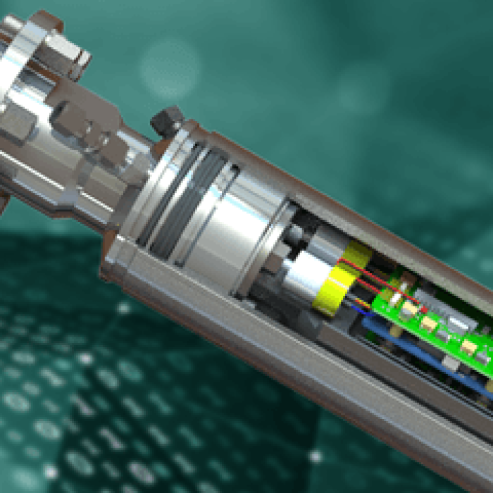 Down hole, oil, water sensor